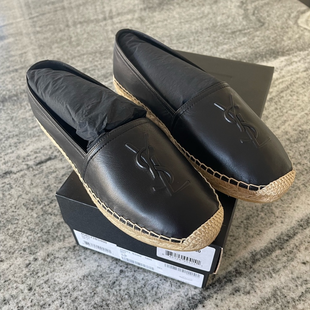 Saint Laurent YSL Espadrilles BRAND NEW NEVER WORN size 8 1/2